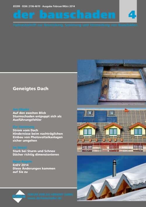 Ausgabe Feb/Mär 2014 Geneigtes Dach